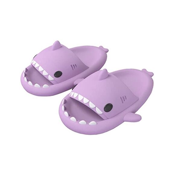 NWT Wool + Pepper Co. Kawaii Non-Slip Open Toe Shark Sandals - Picture 9 of 11